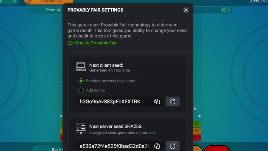 Gra plinko demo
